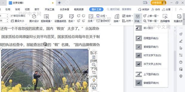 WPS文字顶部功能区,「页面布局」选项卡高亮,「背景」下拉按钮清晰可见