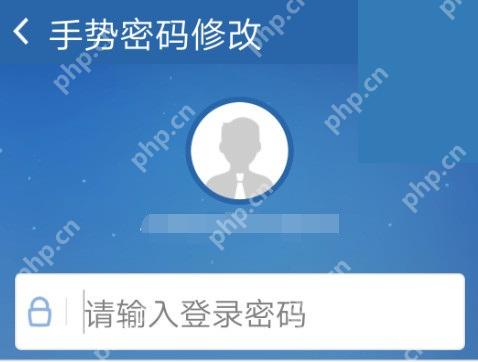 交管12123手势密码修改前验证登录密码