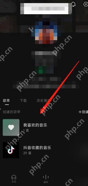 汽水音乐我的页进入我喜欢的歌单
