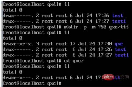 Linuxでフォルダーを作成するコマンドは何ですか