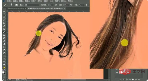 How to cut out characters with complicated background in PS
