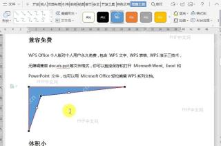 如何编辑文档中形状的顶点?设置效果