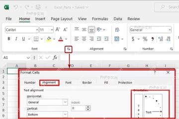 第四步调整对齐和字体 Excel 操作界面