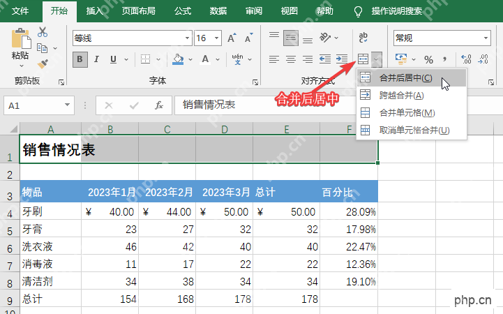 选择突出显示单元格规则