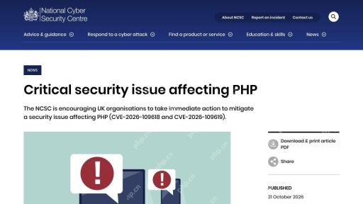 PHP紧急修复两大漏洞:只更新网站和插件,可能还不够 - php中文网