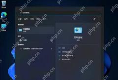 Windows 11 搜索控制面板并显示系统工具结果