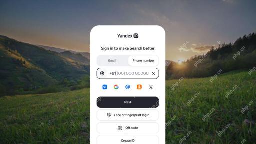 官方登录面板切换Phone number后的区号与手机号占位提示