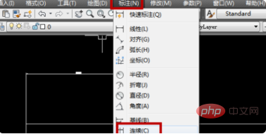 How to adjust the CAD marking line if it is too long