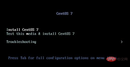 Was soll ich tun, wenn die Centos7-Installation den USB-Datenträger nicht finden kann?