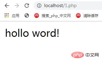 Web ページを使用して php ファイルを直接開くことはできますか?