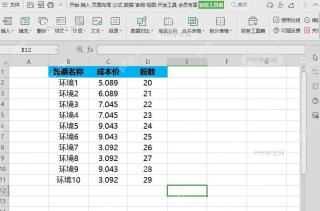 如何对表格内容进行统一的乘法运算？