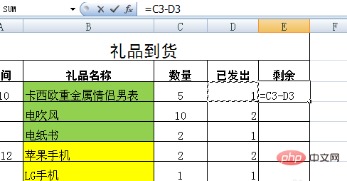 Comment utiliser la soustraction dans Excel