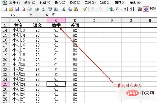 So fixieren Sie in Excel eine Zeile oben