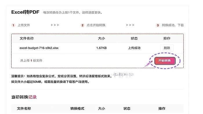 开始转换