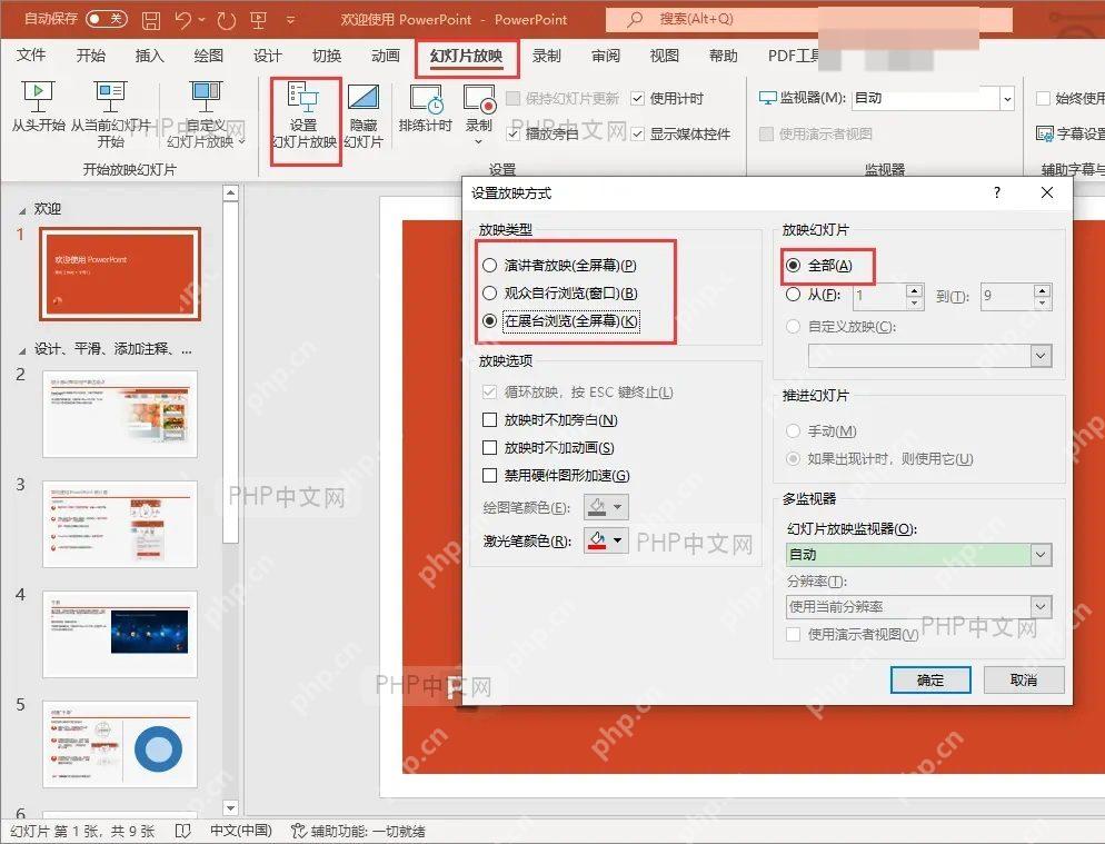 自动播放选项设置