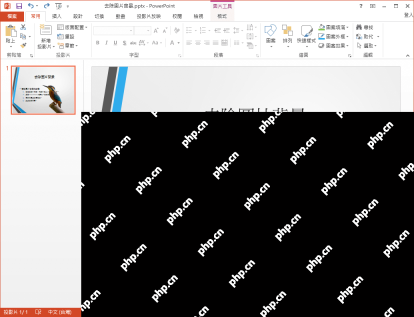 PowerPoint 图片删除背景后的效果