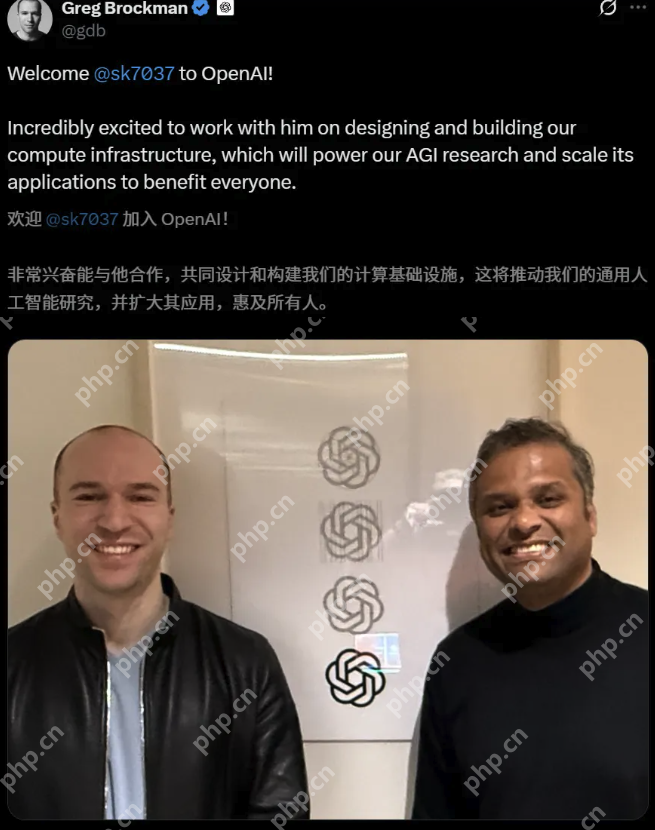 重磅！英特尔首席AI官突然“叛逃”OpenAI，华人CEO陈立武被迫亲自挂帅 - php中文网