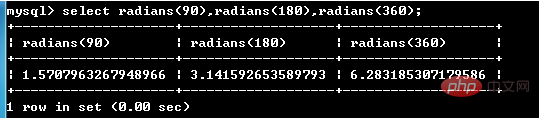 mysql數學函數有哪些？