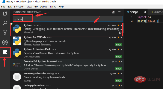 So konfiguriert vscode die Python-Entwicklungsumgebung