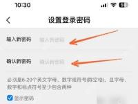 大麦设置登录密码页面