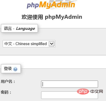 phpmyadmin を使用して管理者とユーザーのパスワードを変更する方法