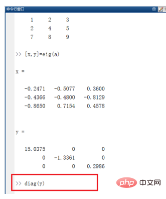 How to find eigenvalues ​​in matlab