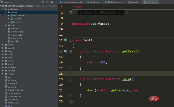 ThinkPHP facade source code analysis