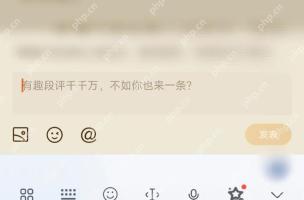 番茄小说阅读页段评输入框，底部显示图片、表情和发布按钮