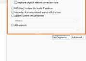 VMware Workstation Network Adapter 区域高亮 Bridged 直接连接物理网络选项