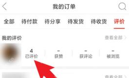 拼多多我的评价页面打开已评价记录