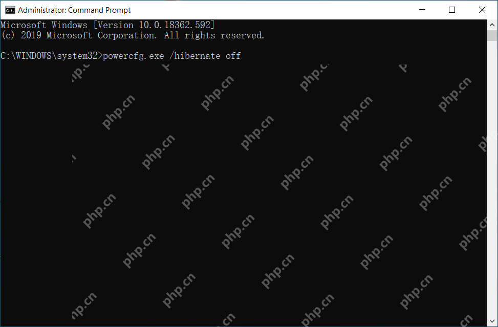 win10怎么删除休眠文件_win10休眠文件删除步骤 - php中文网