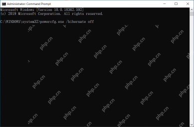 win10怎么删除休眠文件_win10休眠文件删除步骤 - php中文网