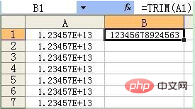 How to solve scientific notation in excel?