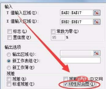 Excel을 사용하여 일변량 특성 회귀 분석을 수행하는 방법