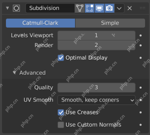 Blender怎么给模型添加细分曲面
