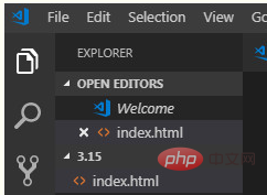 How to create HTML files in VScode