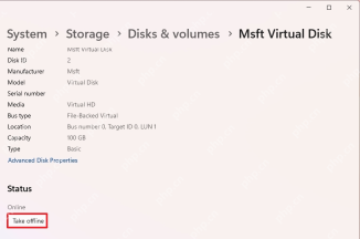 win11磁盘不能设为脱机怎么办_win11磁盘无法脱机的排查方法 - php中文网