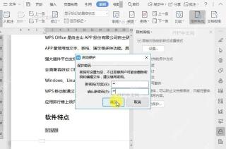 WPS如何限制文档编辑?设置效果