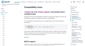 NumPy 2.5.0 官方发布说明 Compatibility notes 展示 C API 与兼容性提示