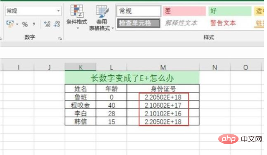 Que dois-je faire si je saisis un numéro d’identification tronqué dans Excel ?