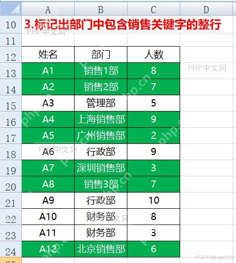 选中需要判断正确答案的 Excel 单元格区域