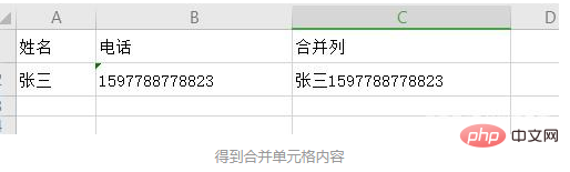 How to merge table contents?