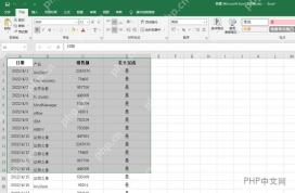 Excel 检查打印数据区域是否包含空白列