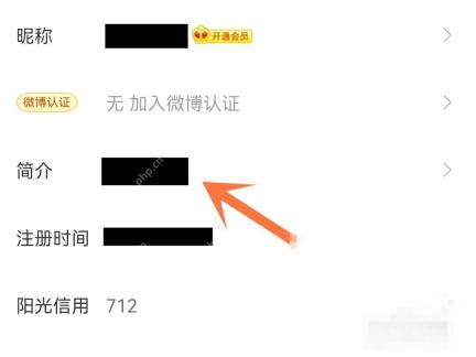 微博编辑资料页里的简介字段