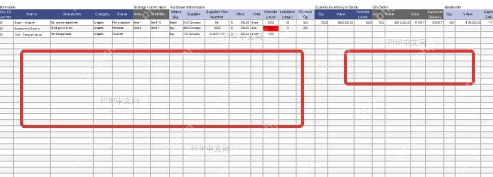 Excel制作进销存系统模板怎么设置?办公场景用法 检查库存预警和汇总区