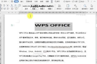 WPS如何设置文档字符缩放?结果检查