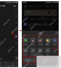 迅雷网盘 APP 怎么把云盘文件分享给朋友第2步操作界面