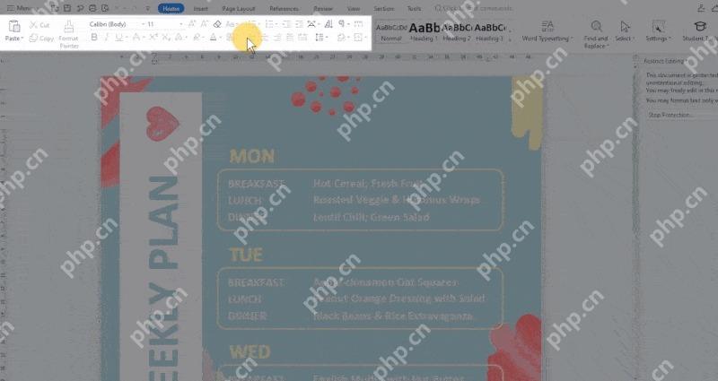 WPS文字启用格式限制后检查模板样式是否被隔离