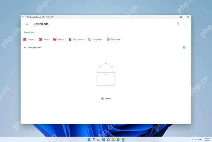 适用于 Android 的 Windows 子系统 Files 窗口显示安卓子系统文件