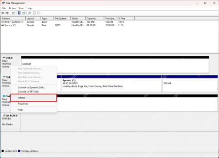 win11磁盘不能设为脱机怎么办_win11磁盘无法脱机的排查方法 - php中文网